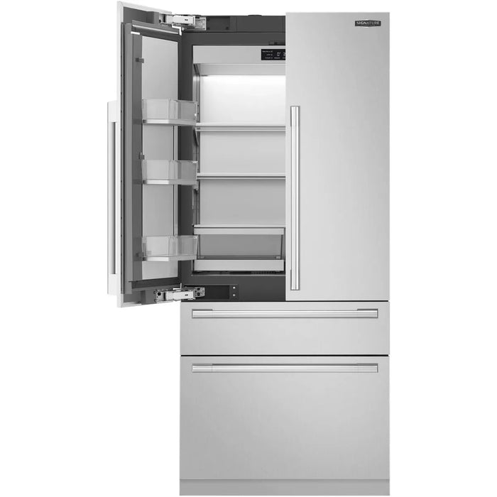 Signature Kitchen Suite 19.3 cu.ft. Built-in French-Door Refrigerator SKSFD3604P
