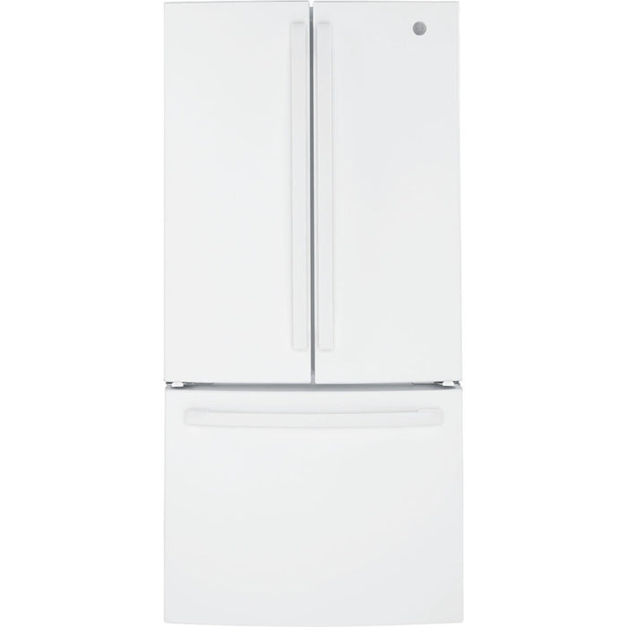 GE 18.6 Cu. Ft. Counter-depth French-door Refrigerator White - GWE19JGLWW