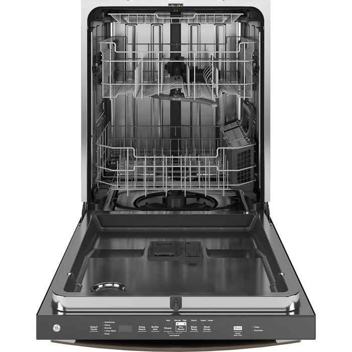 GE Top Control Stainless Steel Interior Dishwasher With Sanitize Cycle - GDT650SMVES