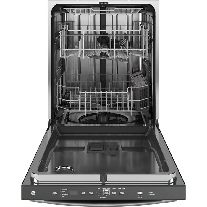 GE Top Control Stainless Steel Interior Dishwasher With Sanitize Cycle - GDT650SYVFS