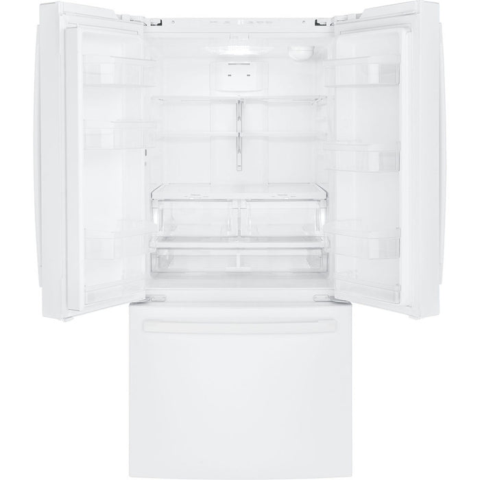 GE 18.6 Cu. Ft. Counter-depth French-door Refrigerator White - GWE19JGLWW