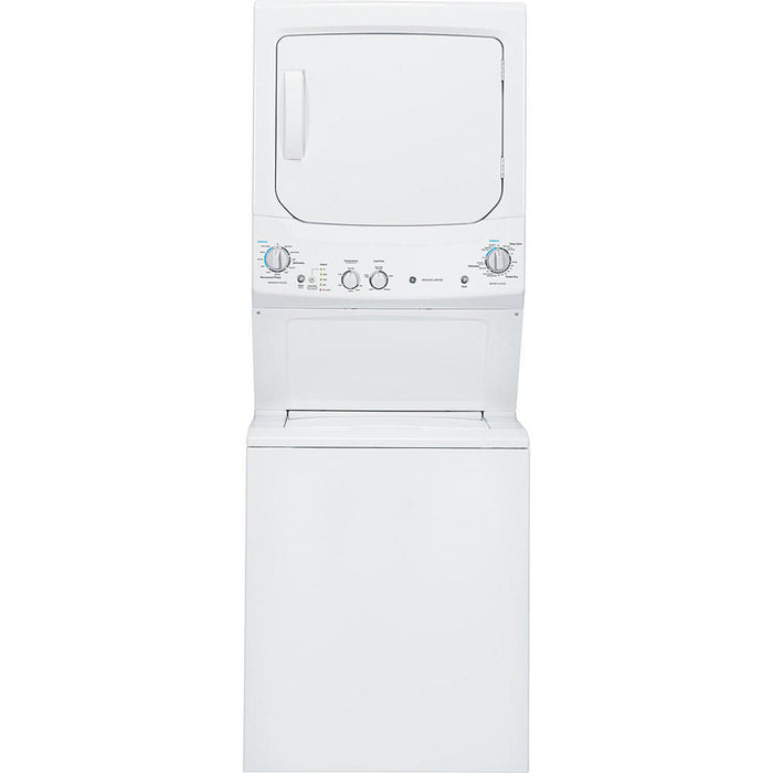 Electric Unitized Spacemaker 4.4cu. Ft. (IEC) Washer / 5.9 Cu. Ft. Dryer White GE - GUD27ESMMWW