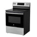 30 inch GE electric convection range with no-preheat air fry feature - model JCB830STSS.