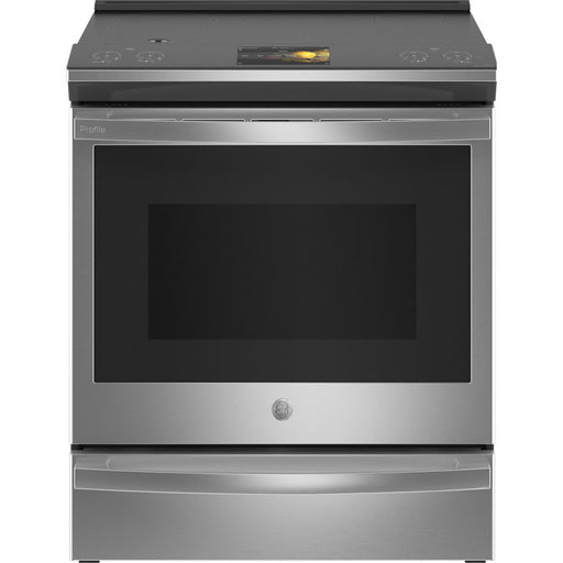 GE Profile™ 30 inches Smart Induction Range with In-oven Camera in Stainless Steel.