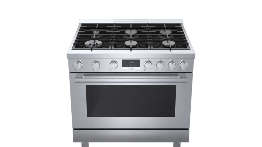 800 Series Gas Freestanding Range 36'' Stainless Steel HGS8655UC