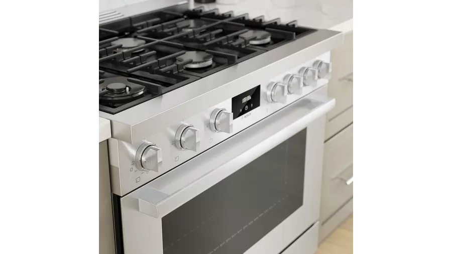 800 Series Gas Freestanding Range 36'' Stainless Steel HGS8655UC