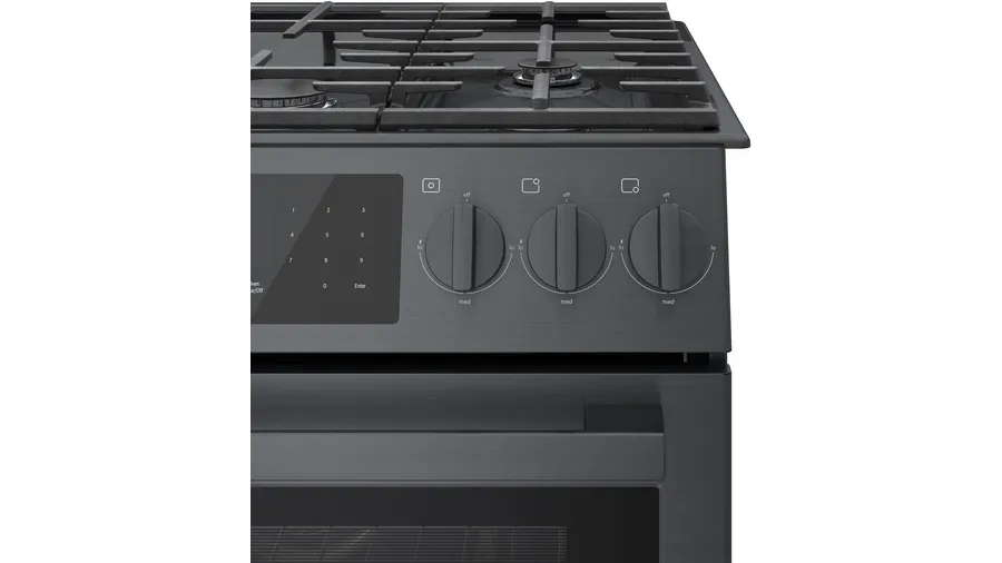 800 Series Gas Slide-in Range 30'' Black Stainless Steel HGI8046UC