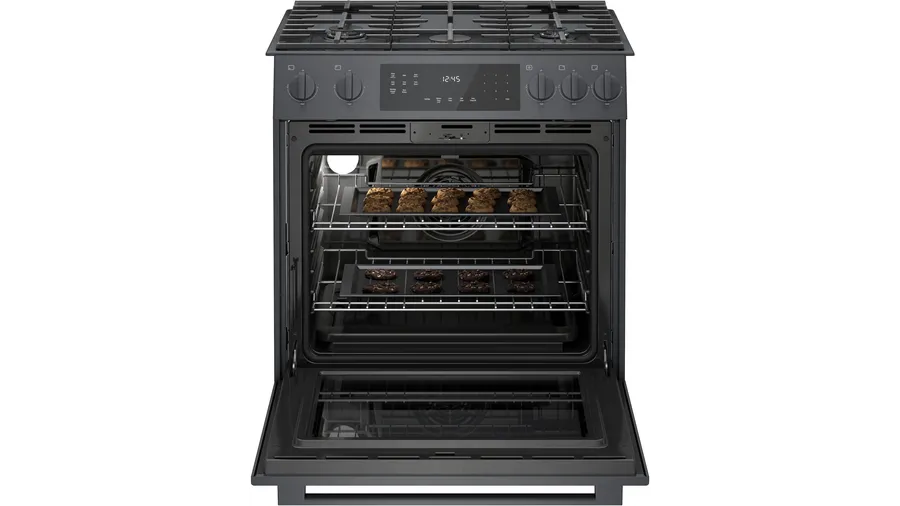 800 Series Gas Slide-in Range 30'' Black Stainless Steel HGI8046UC