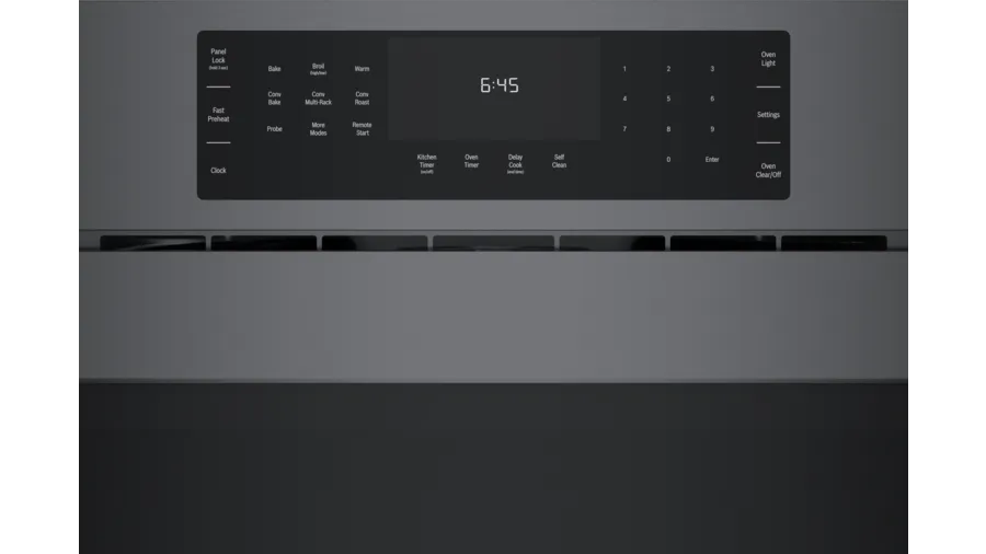 Bosch 800 Series Single Wall Oven 30'' Door Hinge: Left, Black Stainless Steel HBL8444LUC