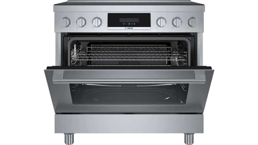 800 Series Induction 36" Freestanding Range Cooker Stainless Steel HIS8655C