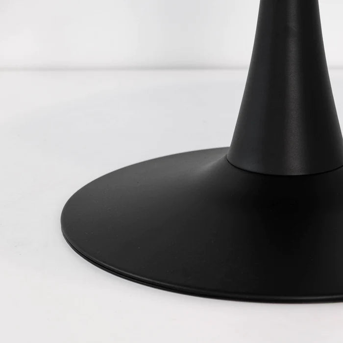 [Coming Soon] Tulip Black Marble Bistro Table - 232-80-BLKMARB