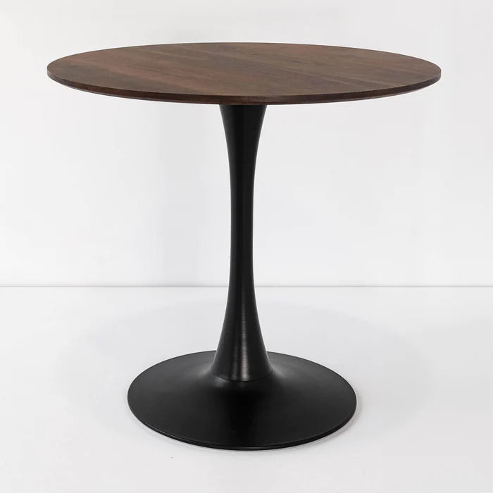 Tulip Walnut Bistro Table - 232-80-WALNUT