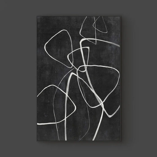 Infinity 3 Framed Canvas, 32x48 inches, featuring a modern abstract design with the product code 430CAB.