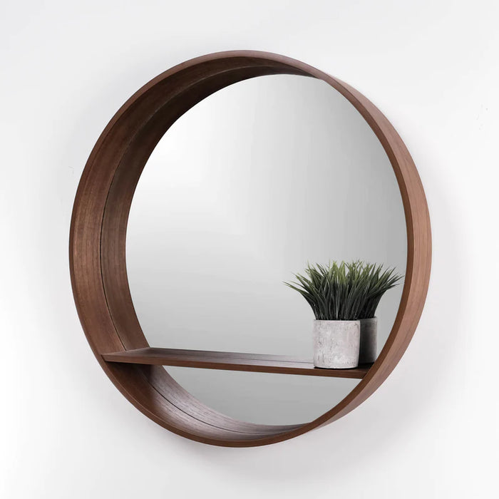 Lusso Mirror in Pear Finish, model 28 504304-B, reflects a high-end design aesthetic.