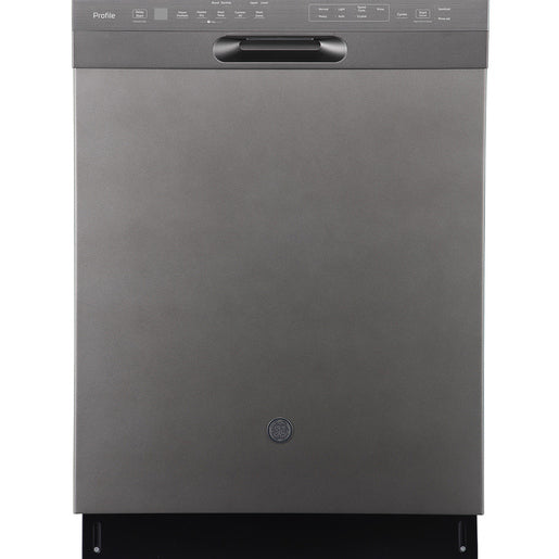 GE Profile 24 inches Built-in Front Control Dishwasher in Slate with Stainless Steel Tall Tub - PBF665SMPES.