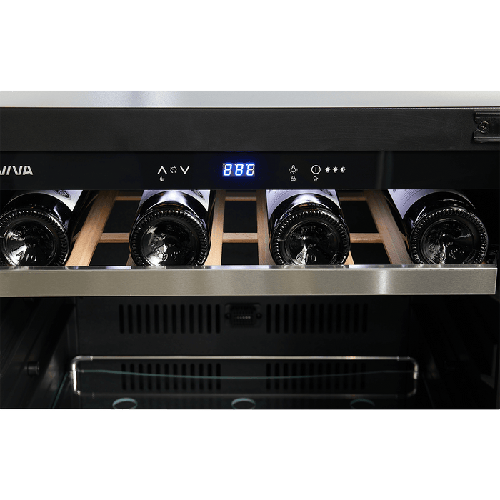 AVIVA BEVERAGE CENTRE ABBC120SS 120 CAN + 7 BOTTLES