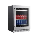 AVIVA BEVERAGE CENTRE ABBC120SS 120 CAN + 7 BOTTLES