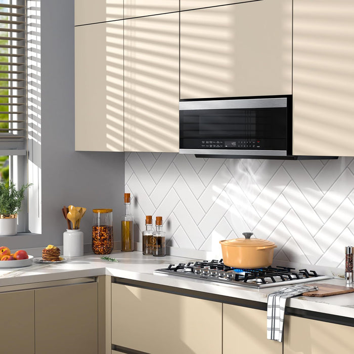 AVIVA 30" OVER THE RANGE MICROWAVE 1.2 CU FT 1500W AOTRM304SB