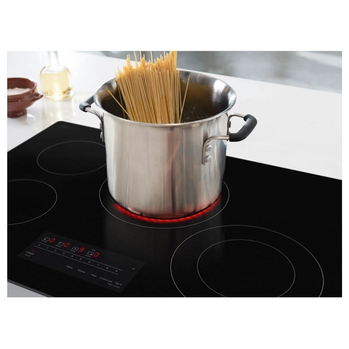 LG CBEW3013BE Electric Cooktop, 30 inch Exterior Width, 4 Burners, 2,500 W Highest Element, Black colour