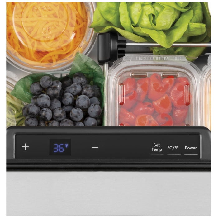 Cafe CDE06RP2NS1 Built In Under Counter Refrigeration, 24 inch Width, Stainless Steel colour