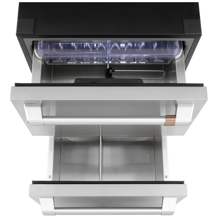 Cafe CDE06RP2NS1 Built In Under Counter Refrigeration, 24 inch Width, Stainless Steel colour