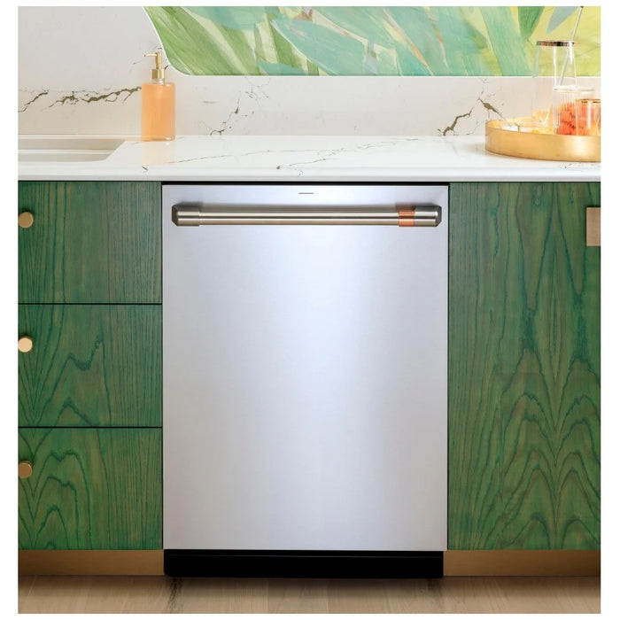 Cafe CDT858P2VS1 Dishwasher, 24 inch Exterior Width, 44 dB Decibel Level, Fully Integrated, Stainless Steel (Interior), 6 Wash Cycles, 16 Capacity (Place Settings), Hard Food Disposal, Wifi Enabled, Stainless Steel colour