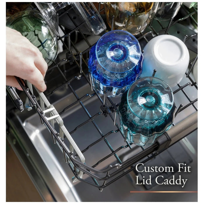 Cafe CDT888P4VW2 Dishwasher, 24 inch Exterior Width, 39 dB Decibel Level, Stainless Steel (Interior), 5 Wash Cycles, Up to 16, Hard Food Disposal, Wifi Enabled, Matt White colour