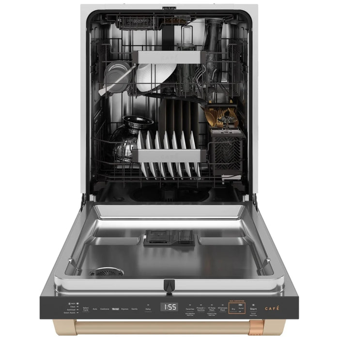 Cafe CDT888P4VW2 Dishwasher, 24 inch Exterior Width, 39 dB Decibel Level, Stainless Steel (Interior), 5 Wash Cycles, Up to 16, Hard Food Disposal, Wifi Enabled, Matt White colour