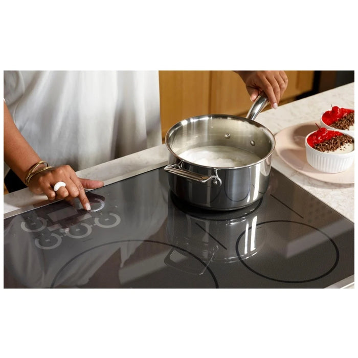 Cafe CHP90302TSS Induction Cooktop, 30 inch Exterior Width, 4 Burners, 3,700 Watts Highest Burner Element, Stainless Steel colour