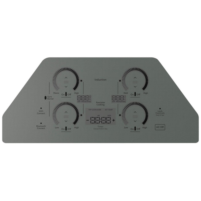Cafe CHP90302TSS Induction Cooktop, 30 inch Exterior Width, 4 Burners, 3,700 Watts Highest Burner Element, Stainless Steel colour