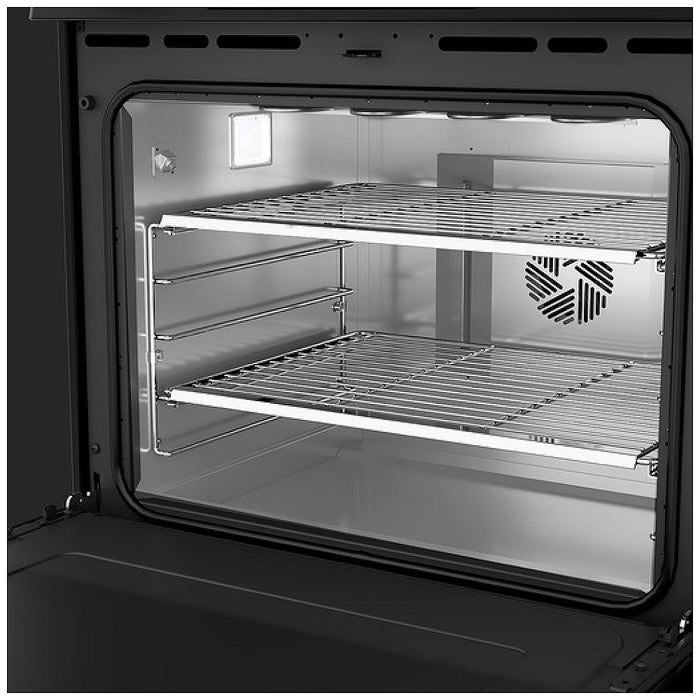 Cafe CRS70XAWCS1 Electric Range, 5.7 cu. ft. Capacity, 30 inch Exterior Width, True Convection, 5 Burners, Warming Drawer, Air Fry, Self Clean, Stainless Steel colour, TEON™ Coating