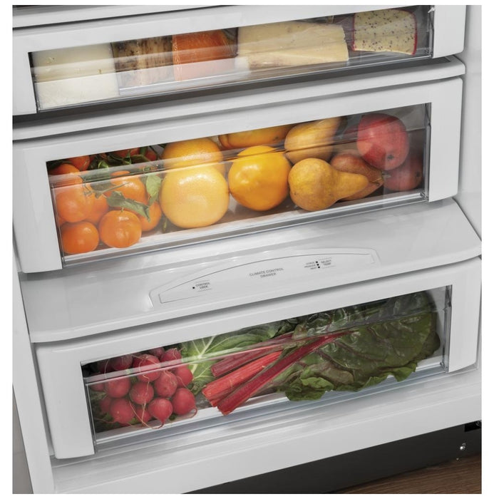 Cafe CSB42WP2NS1 Side by Side Built In Refrigerator, 42 inch Width, Counter Depth, 25.2 cu. ft. Capacity, Ice Dispenser (Freezer Located), Stainless Steel colour