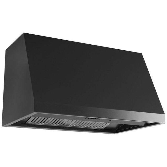 Cafe CVW93643PDS Range Hood, 36 inch Exterior Width, 4, 600 CFM, LED, 4, Matte Black colour Removable Filter, Built-In WiFi