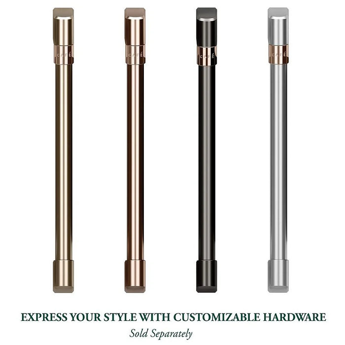 Cafe CWE23SP4MW2 French Door Refrigerator, 36 inch Width, ENERGY STAR Certified, 23.1 cu. ft. Capacity, Counter Depth, Water Dispenser (Interior), Ice Dispenser (Freezer Located), Matte White colour TwinChill Evaporators,FrostGuard