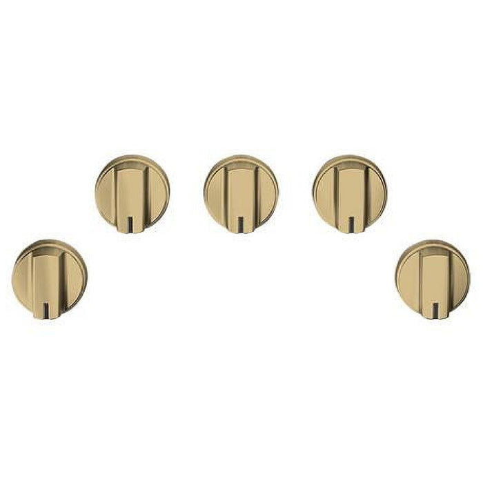 Café Custom Gas Cooktop Knobs in Brushed Brass - CXCG1K0PMCG