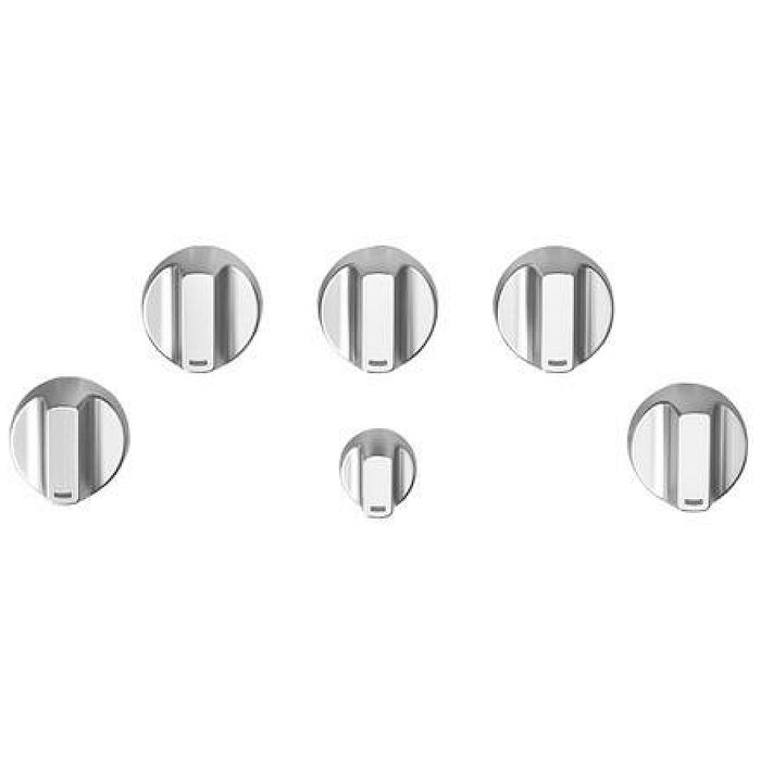 Café 5-Piece Gas Cooktop Brushed Stainless Steel Knobs - CXCG1K0PMSS