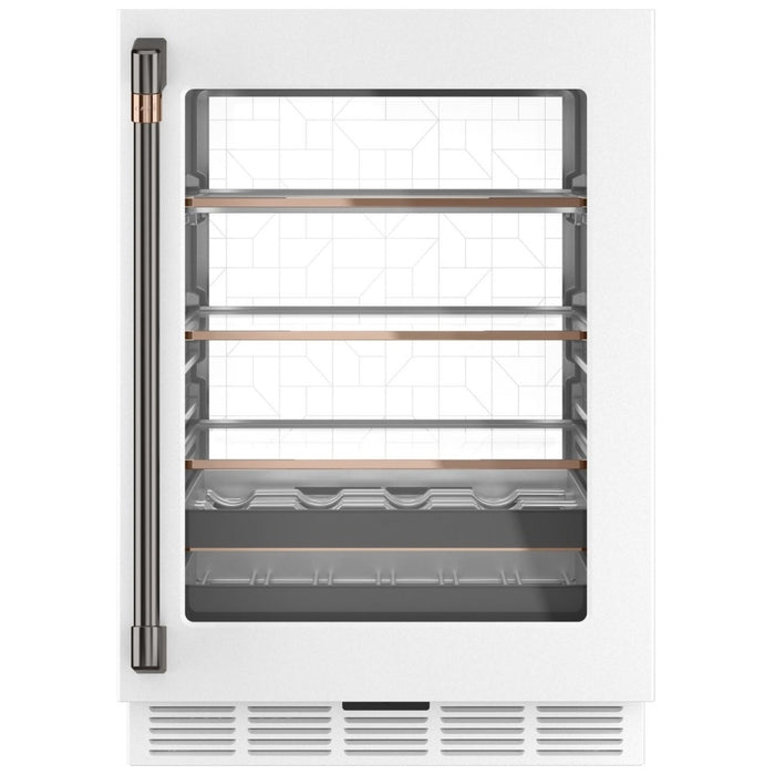 Café Brushed Black Wine and Beverage Centre Handle Kit - CXQW1H1PPBT