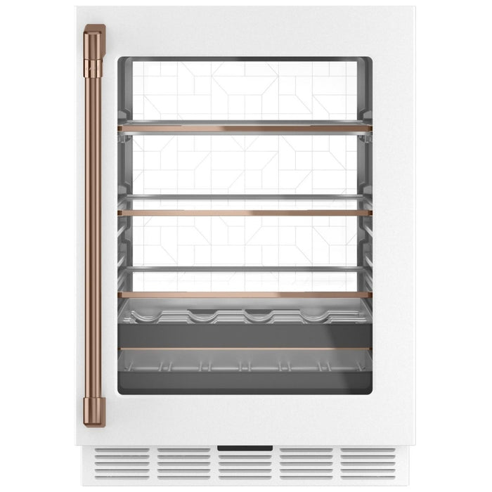 Café Brushed Copper Wine and Beverage Centre Handle Kit - CXQW1H1PPCU