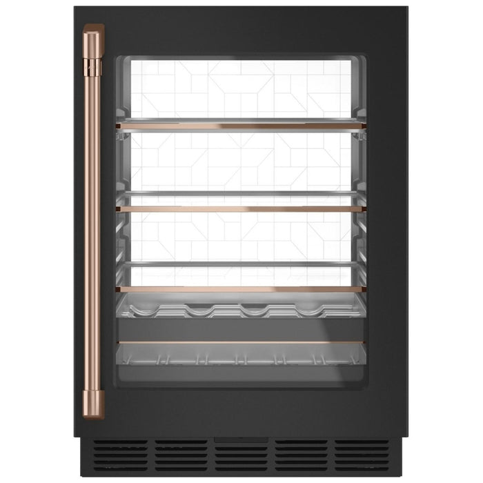 Café Brushed Copper Wine and Beverage Centre Handle Kit - CXQW1H1PPCU