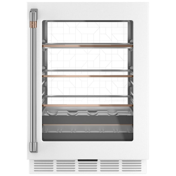 Café Brushed Stainless Wine and Beverage Centre Handle Kit - CXQW1H1PPSS