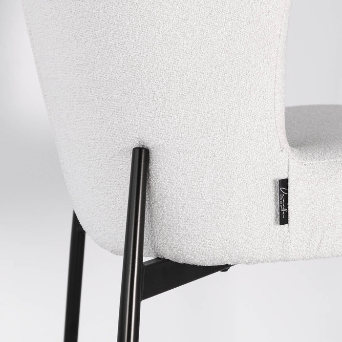 [Coming Soon] Ashby White Boucle Dining Chair - DC105