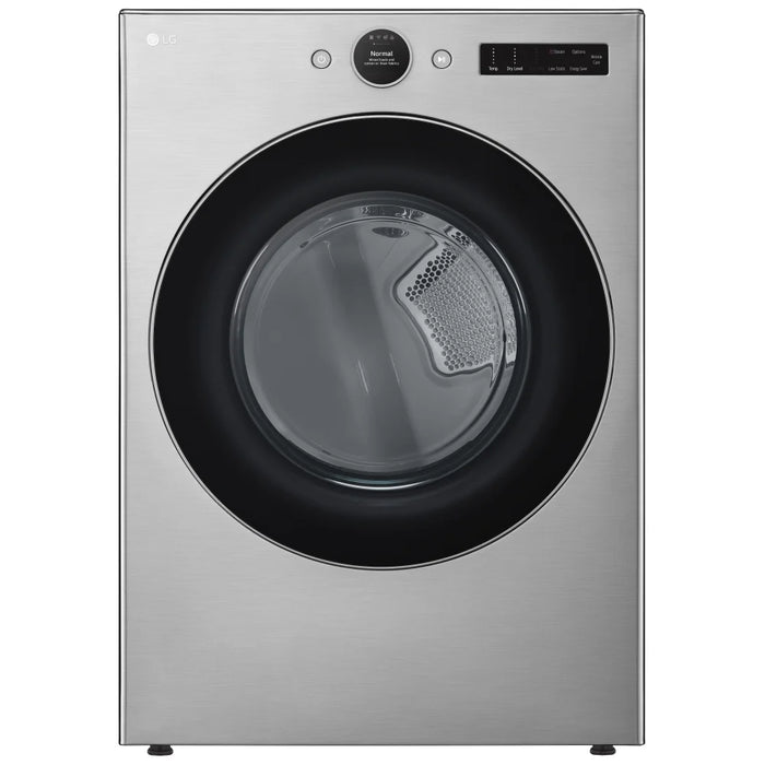 LG DLEX5500V Electric Dryer, 27 inch Width, 7.4 cu. ft. Capacity, Steam Clean, 5 Temperature Settings, Stackable, Wifi Enabled, Graphite Steel colour