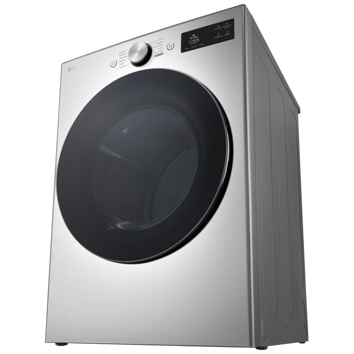 LG DLEX5800V Electric Dryer, 7.4 cu. ft. Dryer Capacity, 26 Dry Cycles, Steam Clean, 5 Temperature Settings, Vented, Stackable, Wifi Enabled, Graphite Steel colour