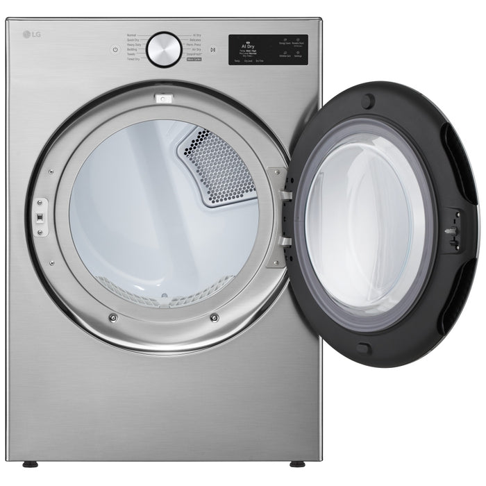 LG DLGX5801V Gas Dryer, 7.4 cu. ft. Dryer Capacity, 26 Dry Cycles, Steam Clean, 5 Temperature Settings, Vented, Stackable, Wifi Enabled, Graphite Steel colour
