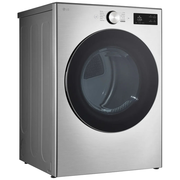 LG DLGX5801V Gas Dryer, 7.4 cu. ft. Dryer Capacity, 26 Dry Cycles, Steam Clean, 5 Temperature Settings, Vented, Stackable, Wifi Enabled, Graphite Steel colour