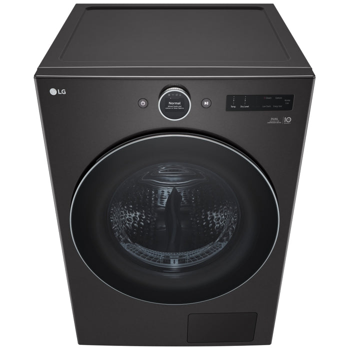 LG DLHC6702B Electric Dryer, 27 inch Width, 7.8 cu. ft. Capacity, Stackable, Wifi Enabled, Black Stainless Steel