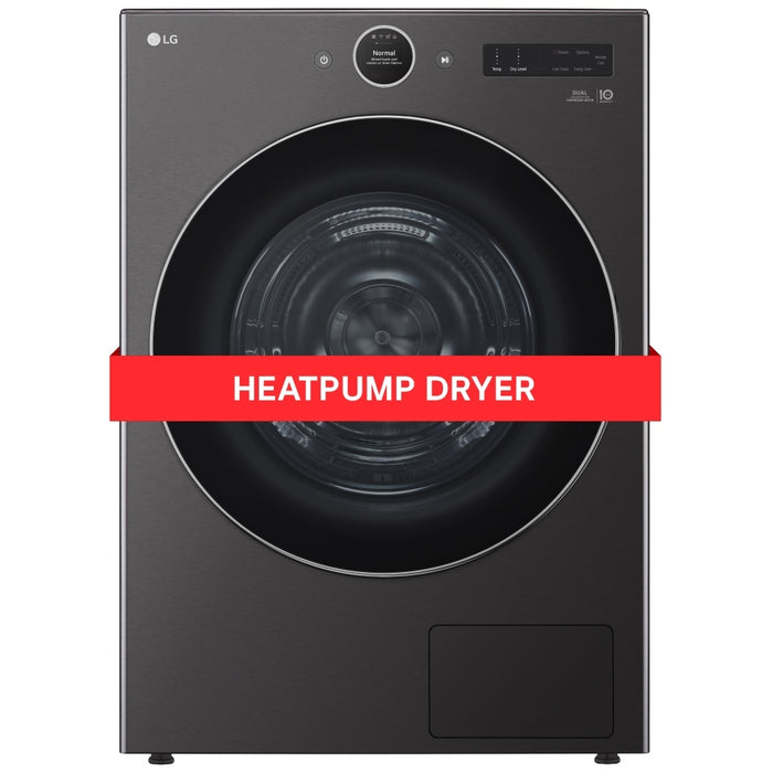 LG DLHC6702B Electric Dryer, 27 inch Width, 7.8 cu. ft. Capacity, Stackable, Wifi Enabled, Black Stainless Steel