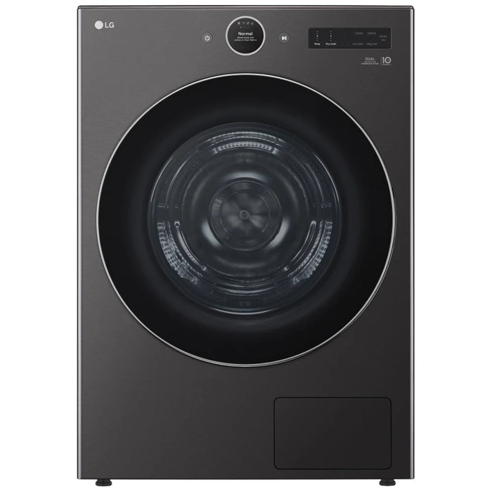 LG DLHC6702B Electric Dryer, 27 inch Width, 7.8 cu. ft. Capacity, Stackable, Wifi Enabled, Black Stainless Steel