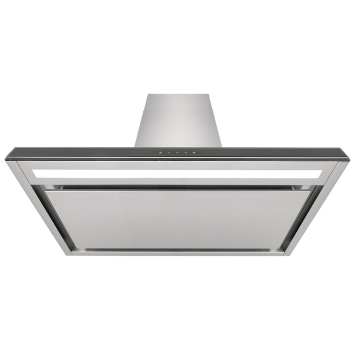 Electrolux ECVW3662AS Range Hood, 36 inch Exterior Width, Chimney, Wall Mounted, 412 CFM, Inside / Recirculating, LED, Charcoal Filters, Stainless Steel colour