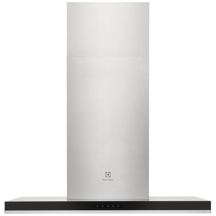 Electrolux ECVW3662AS Range Hood, 36 inch Exterior Width, Chimney, Wall Mounted, 412 CFM, Inside / Recirculating, LED, Charcoal Filters, Stainless Steel colour